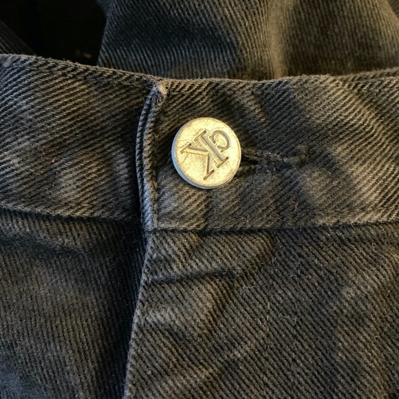 Black Vintage Calvin Klein Highwaisted Bootcut Jeans - Picture 4 of 4